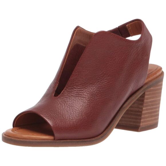 Lucky Brand Women's Rhazy High Heel Pump 5 Ark Brown - Picture 1 of 8